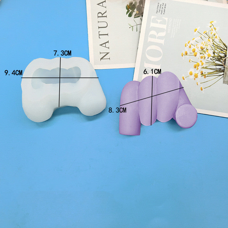 Design Sense Coil Rope Knot Magic Ball Ornament Scented Candle Silicone Mold