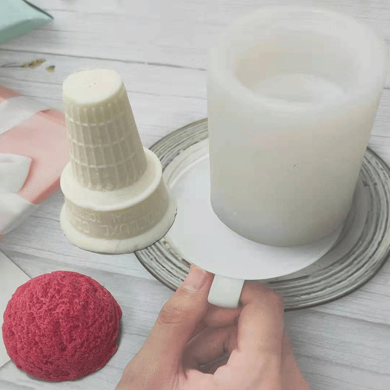 Ice Cream Crispy Cup Shaped Scented Candle Mould