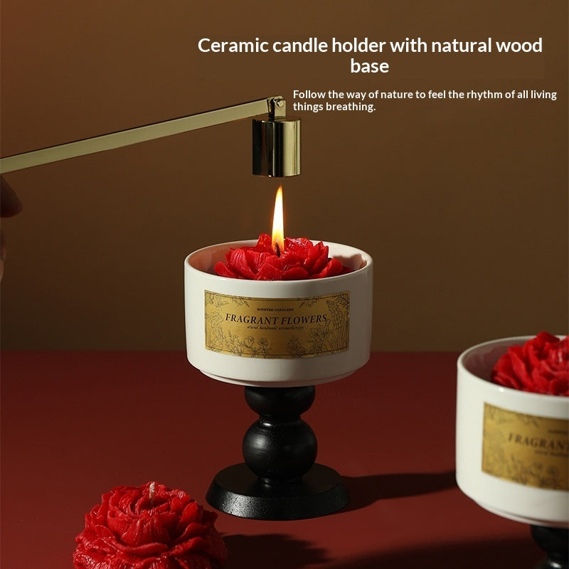 Camellia-scented Candle Gift Set For Birthdays