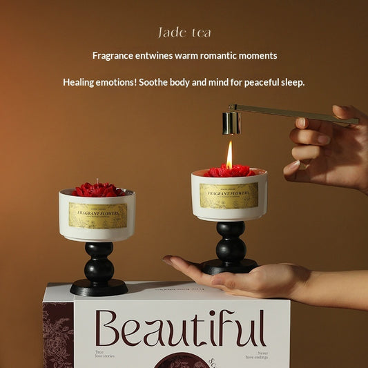 Camellia-scented Candle Gift Set For Birthdays