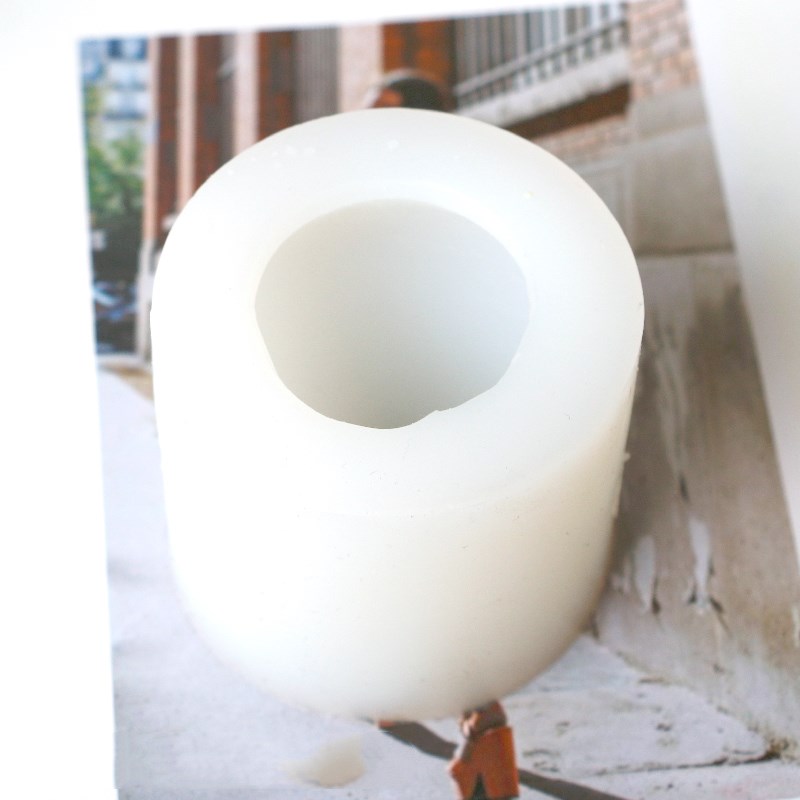 DIY Scented Candle Making Peach Silicone Mold