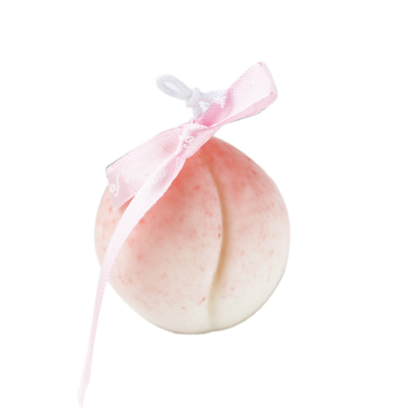 DIY Scented Candle Making Peach Silicone Mold