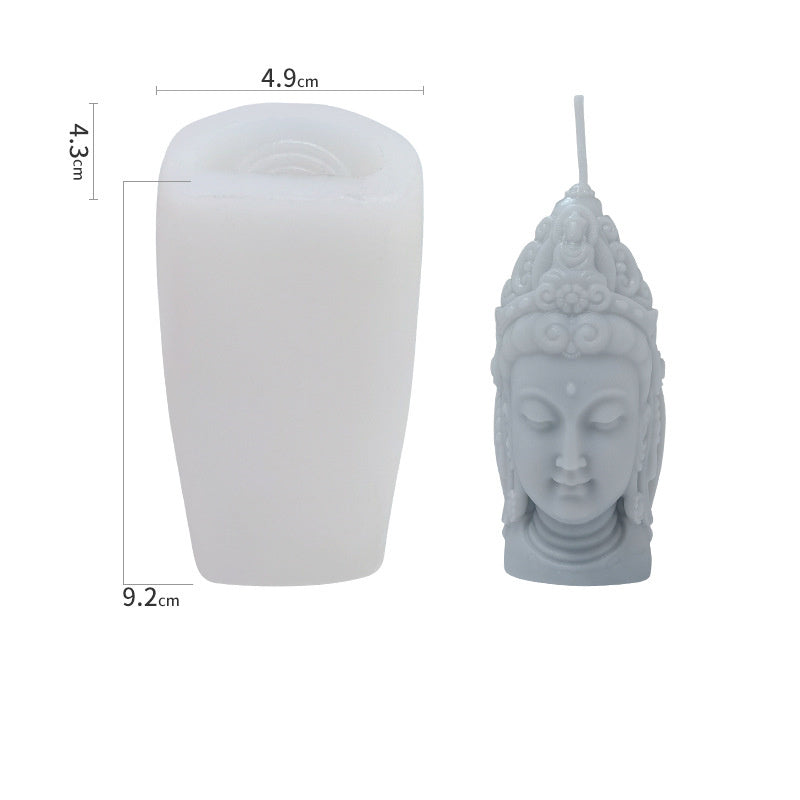 European Buddha Scented Candle Silicone Mould