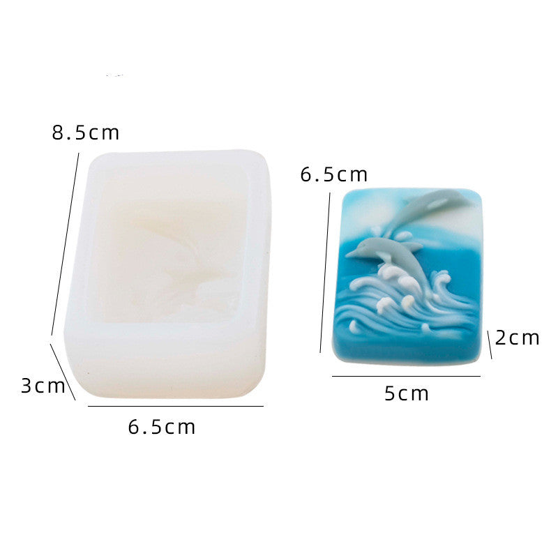 Single Rectangular Soap Scented Candle Model