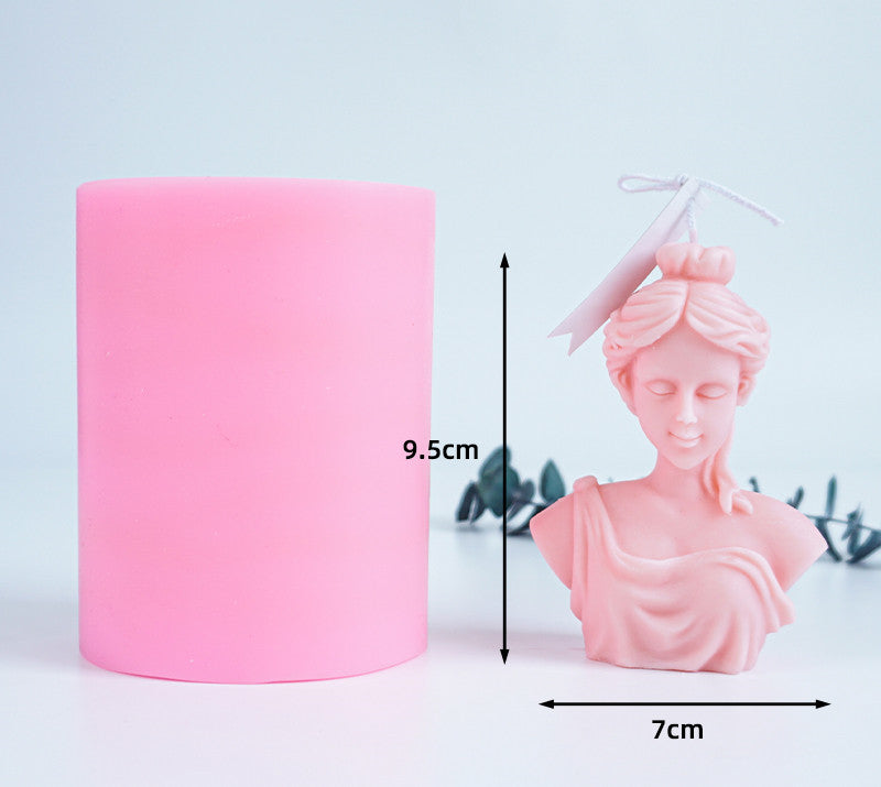 Scented Candle Spiral Mold Handmade Candle Model