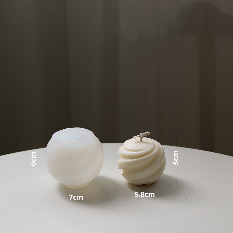 Creative Spherical Soft Silicone Scented Candle Mold