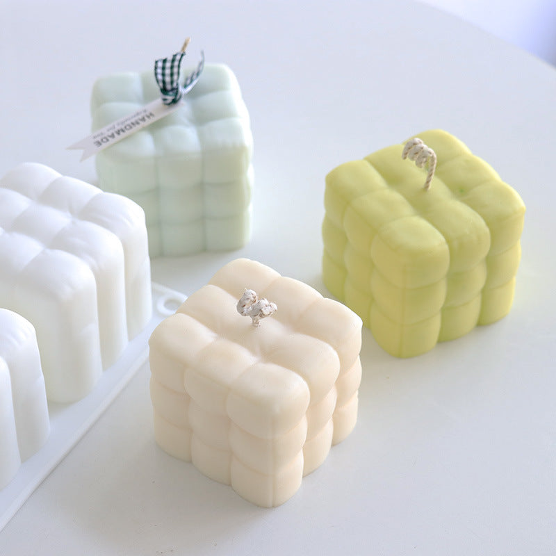 Diy Square Scented Candle Silicone Mold