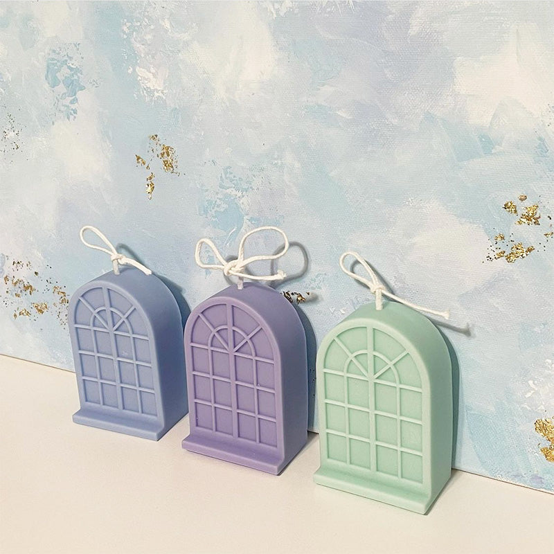 Multi-cell Window Scented Candle Mold Handmade Silicone Mold