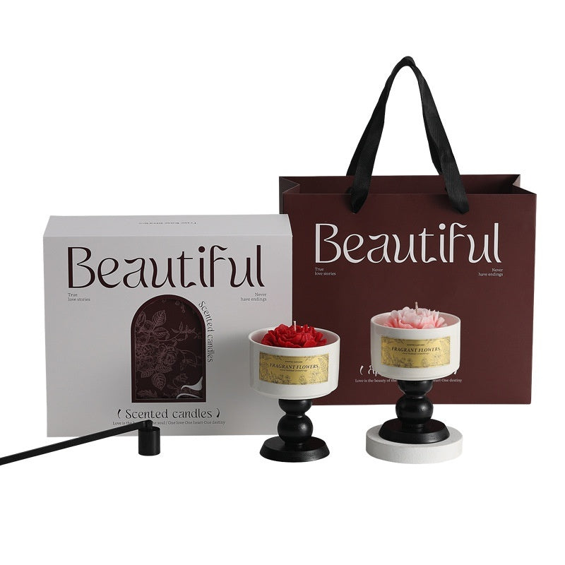 Camellia-scented Candle Gift Set For Birthdays