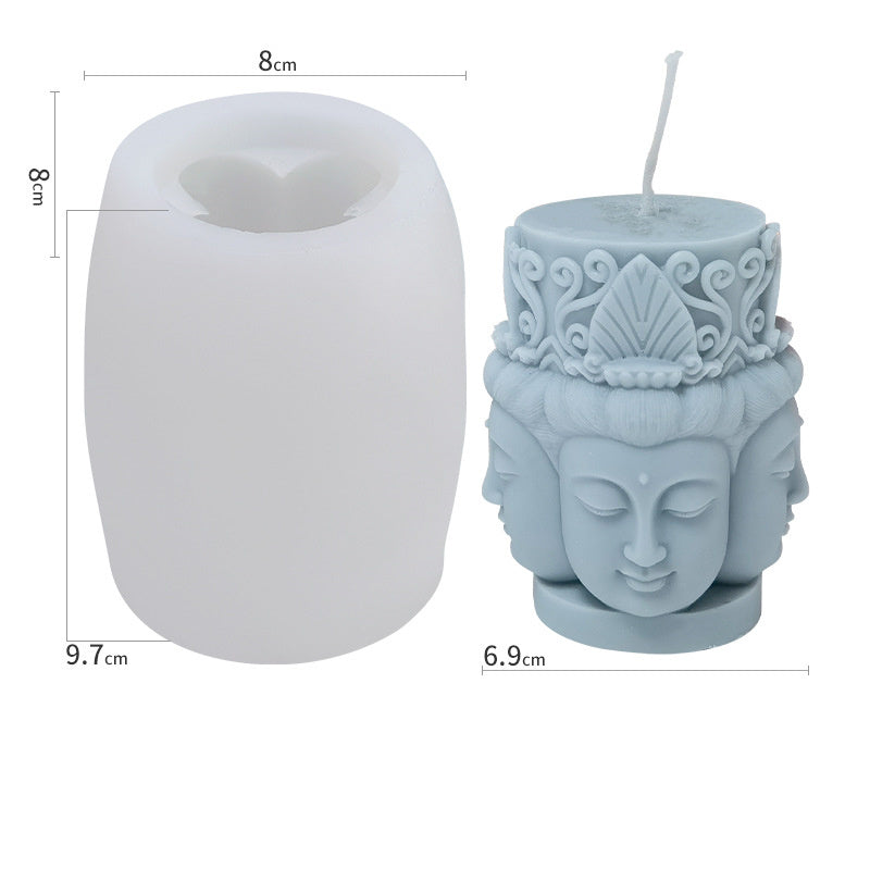 European Buddha Scented Candle Silicone Mould