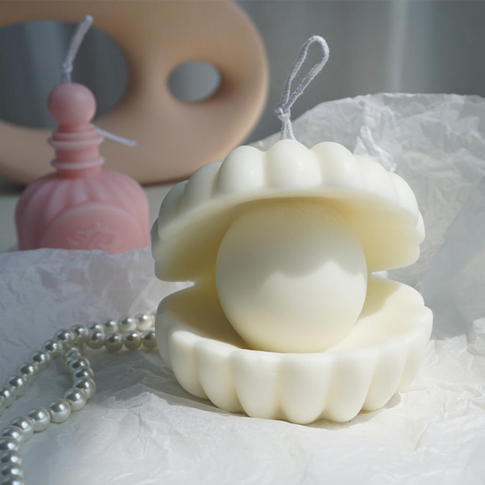 Pearl Shell Scented Candle Silicone Mold