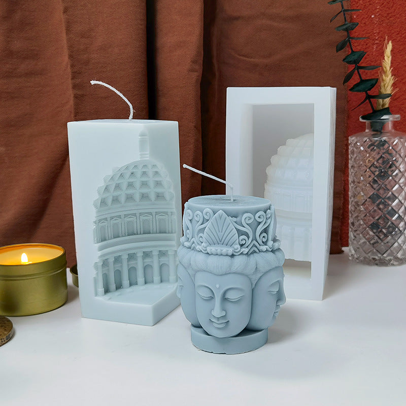 European Buddha Scented Candle Silicone Mould