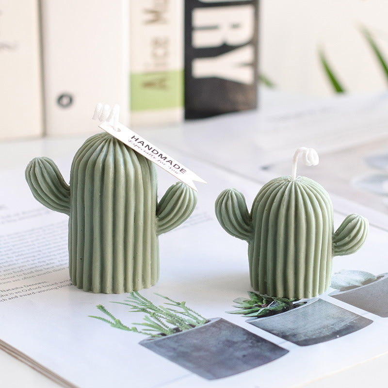 3D Cactus DIY Scented Candle Making Mold