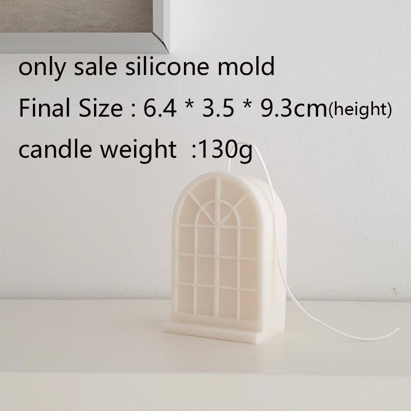 Multi-cell Window Scented Candle Mold Handmade Silicone Mold