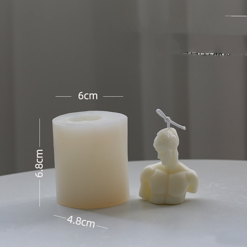 Ancient Bust Statue Decoration Scented Candle