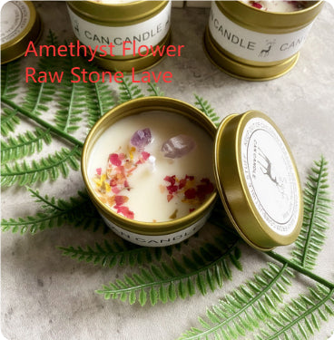 Gift Box Gold Tin Box Scented Candle