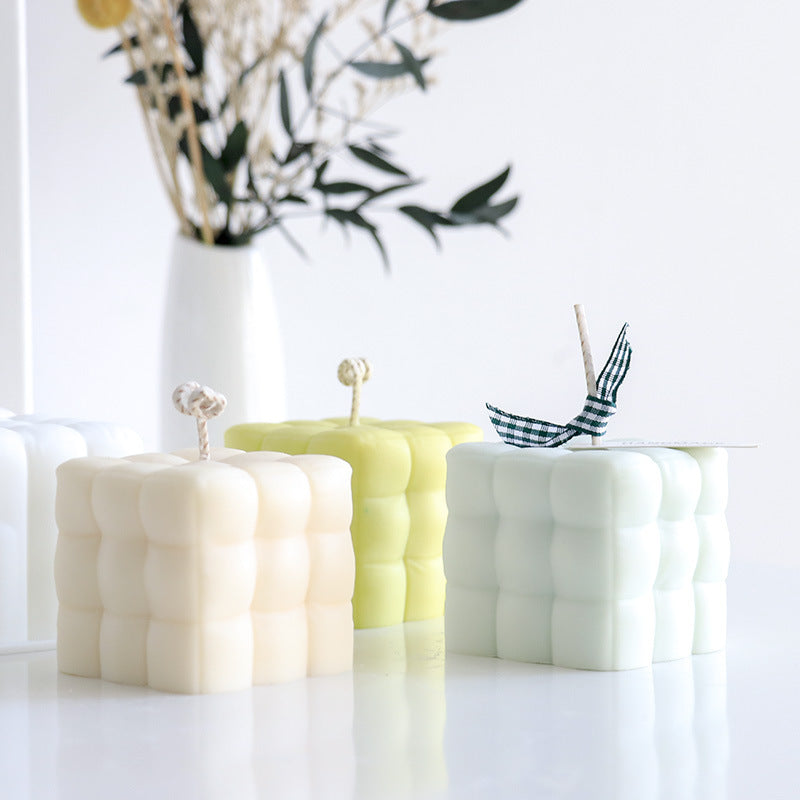 Diy Square Scented Candle Silicone Mold